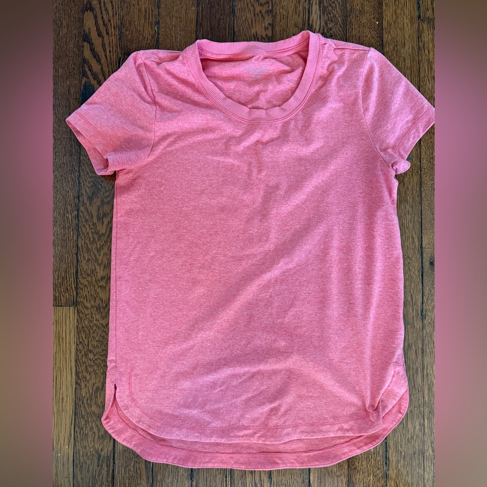 Athleta Pink Uptempo Short Sleeve Top Size XS